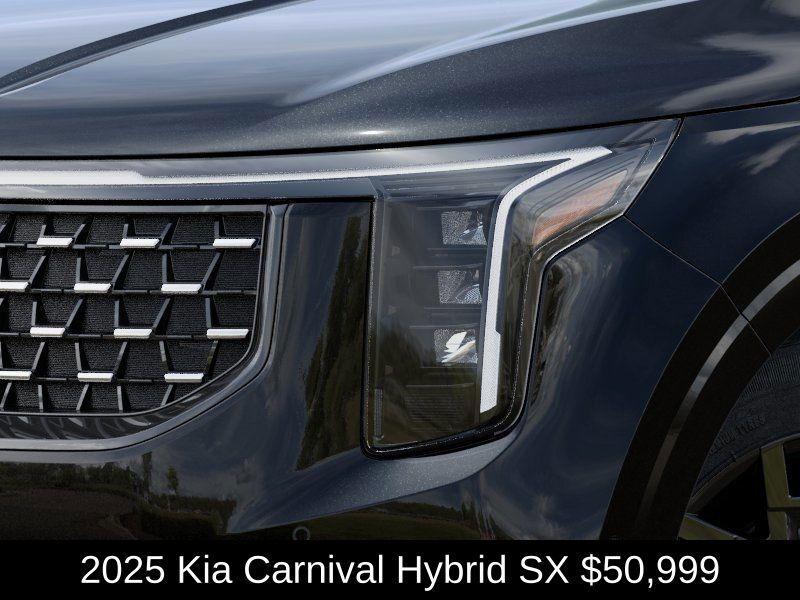 new 2025 Kia Carnival Hybrid car, priced at $50,999