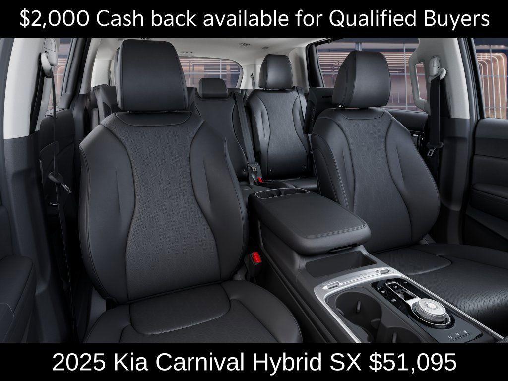 new 2025 Kia Carnival Hybrid car, priced at $51,095
