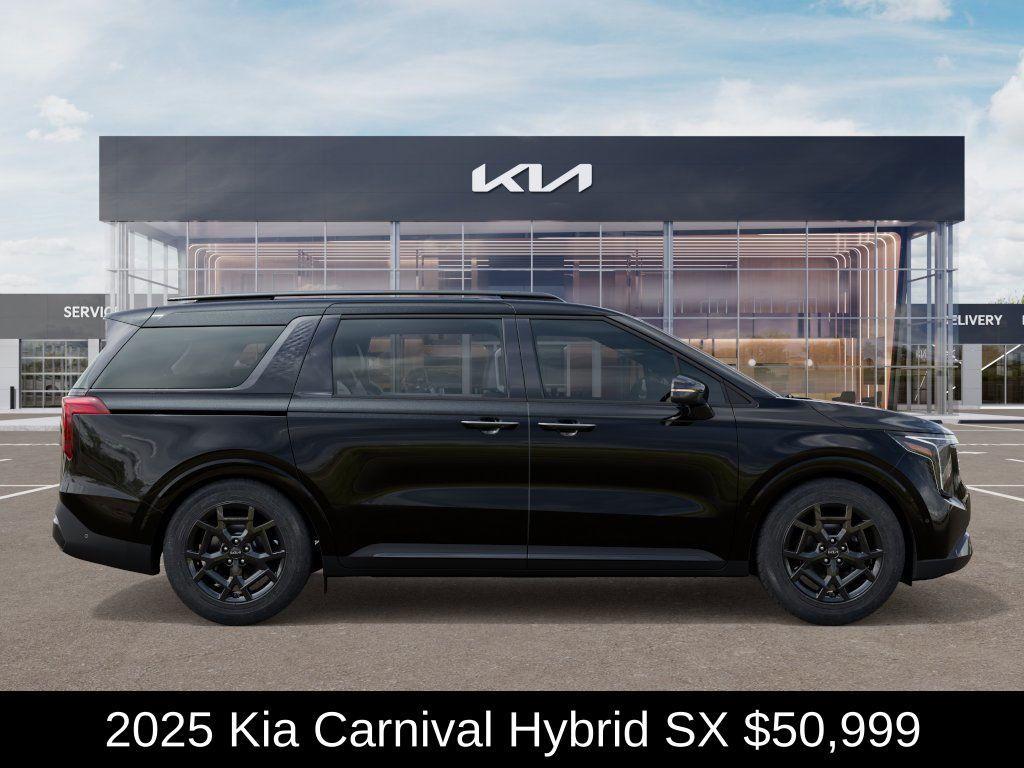new 2025 Kia Carnival Hybrid car, priced at $50,999