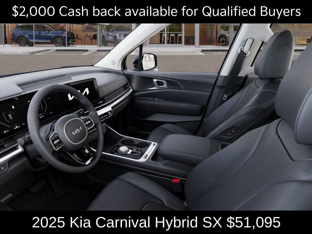 new 2025 Kia Carnival Hybrid car, priced at $51,095