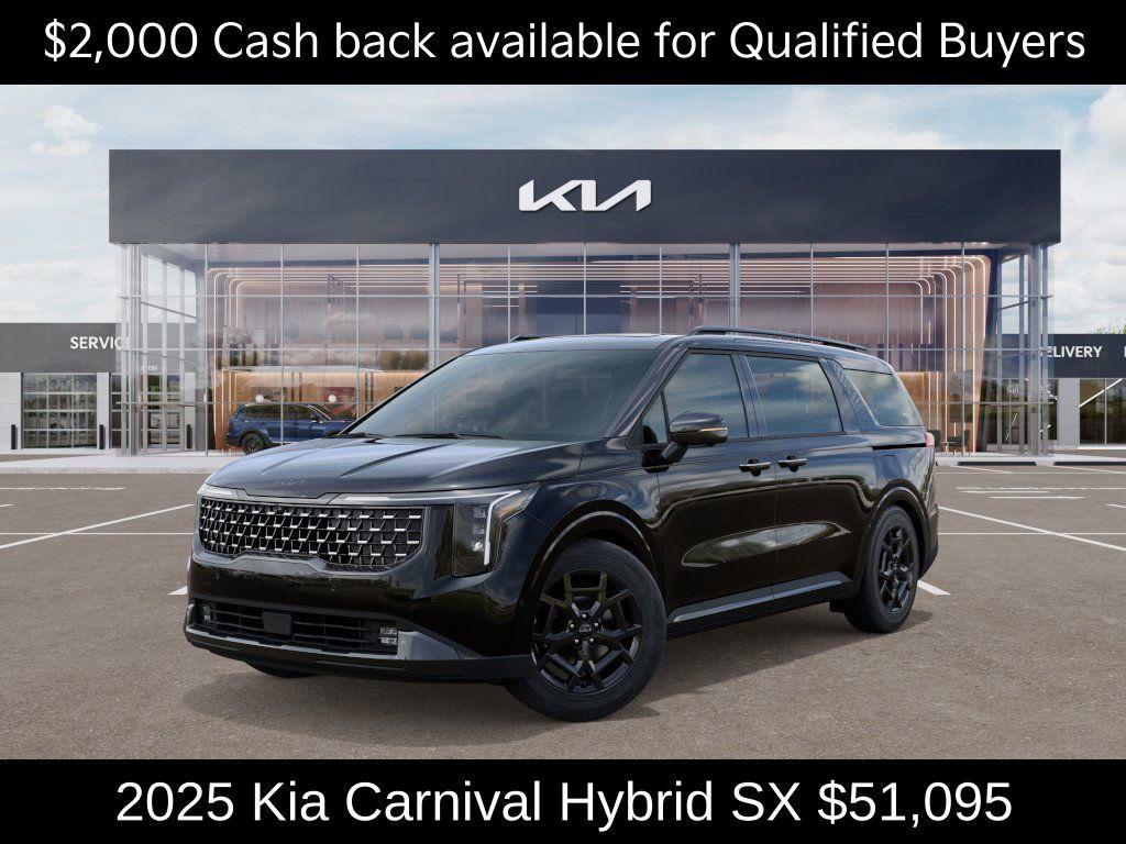 new 2025 Kia Carnival Hybrid car, priced at $51,095