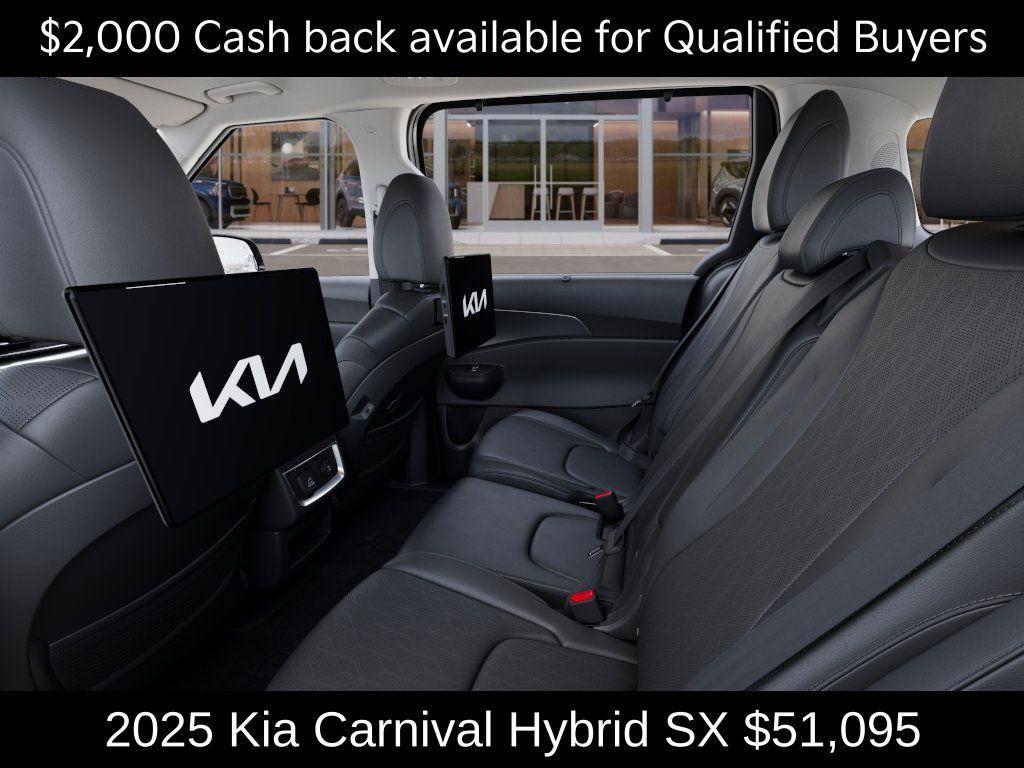 new 2025 Kia Carnival Hybrid car, priced at $51,095