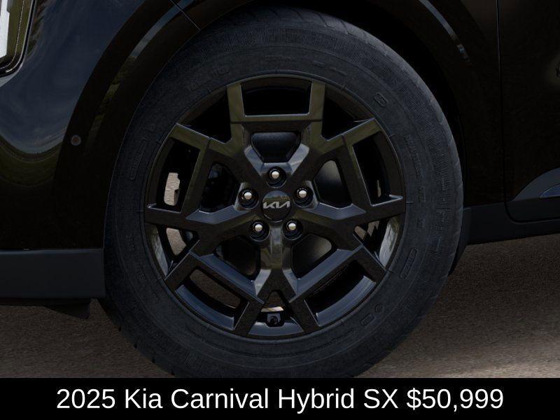 new 2025 Kia Carnival Hybrid car, priced at $50,999