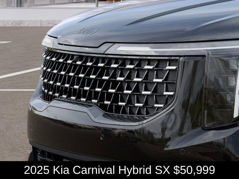 new 2025 Kia Carnival Hybrid car, priced at $50,999