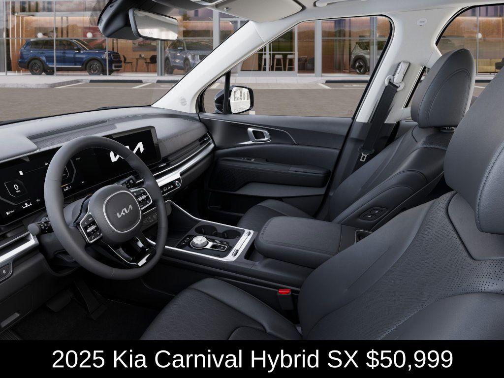 new 2025 Kia Carnival Hybrid car, priced at $50,999