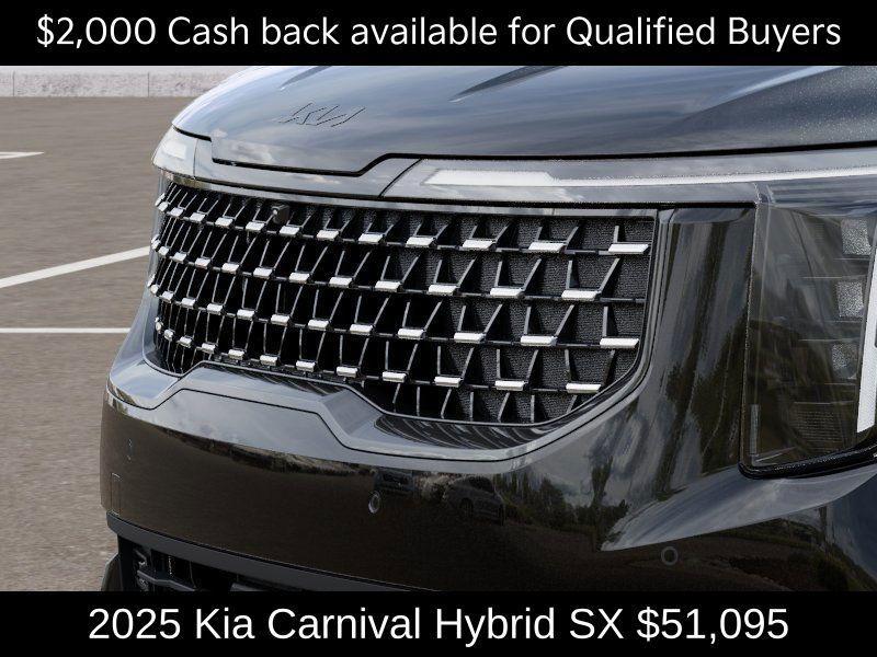 new 2025 Kia Carnival Hybrid car, priced at $51,095