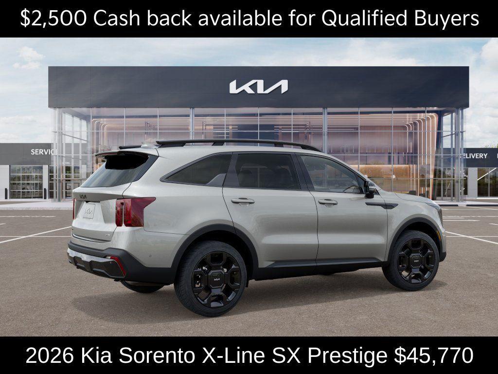 new 2026 Kia Sorento car, priced at $45,770