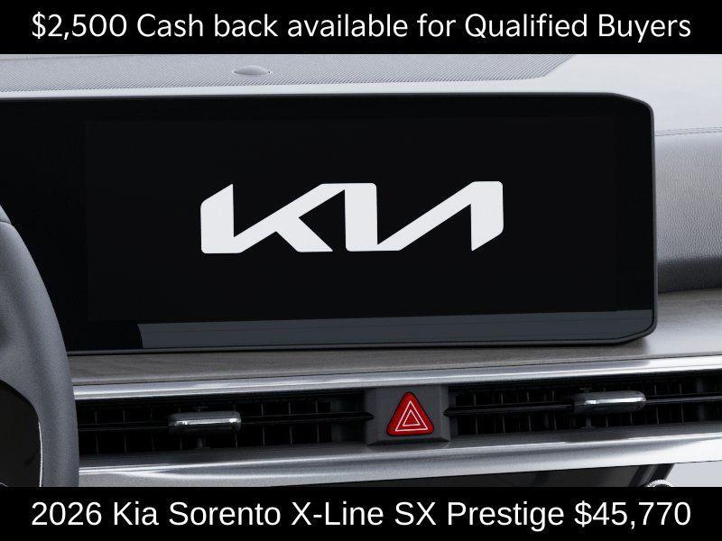 new 2026 Kia Sorento car, priced at $45,770
