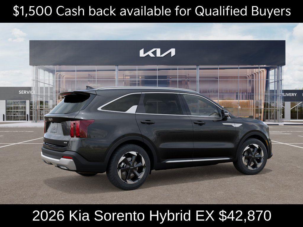 new 2026 Kia Sorento Hybrid car, priced at $42,870