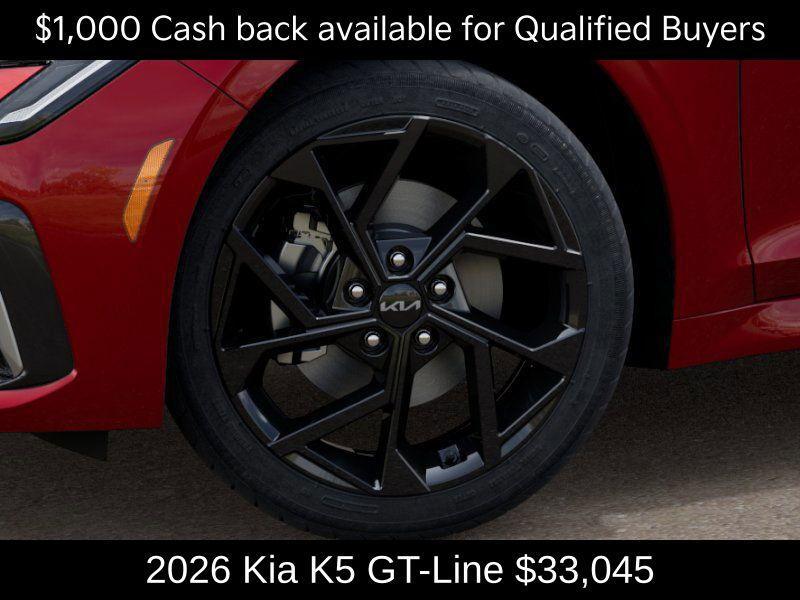 new 2026 Kia K5 car, priced at $33,045