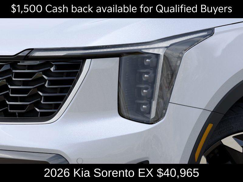 new 2026 Kia Sorento car, priced at $40,965