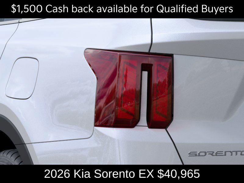 new 2026 Kia Sorento car, priced at $40,965