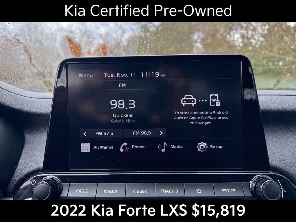 used 2022 Kia Forte car, priced at $15,819