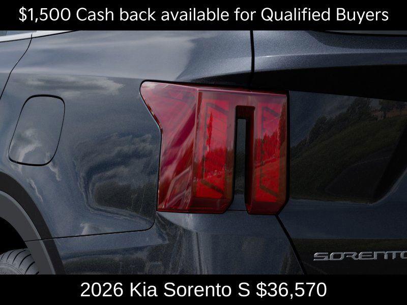 new 2026 Kia Sorento car, priced at $36,570