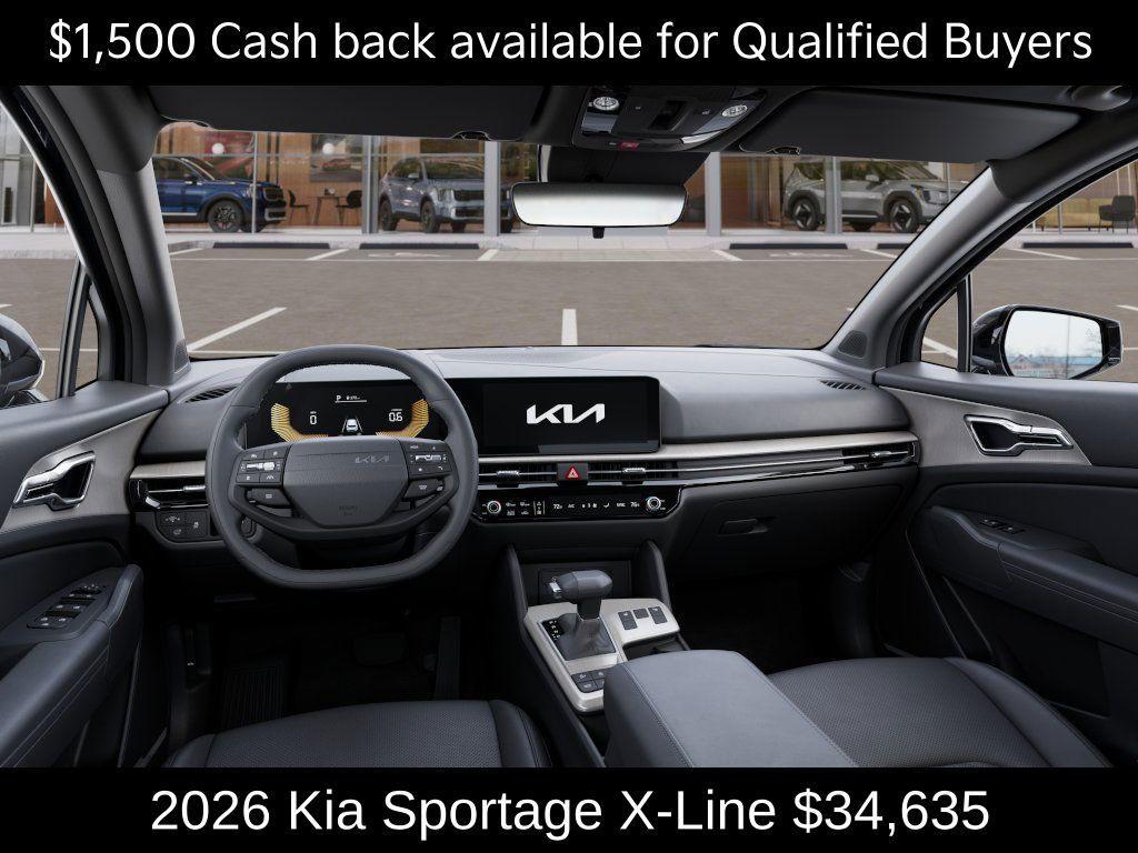 new 2026 Kia Sportage car, priced at $34,635