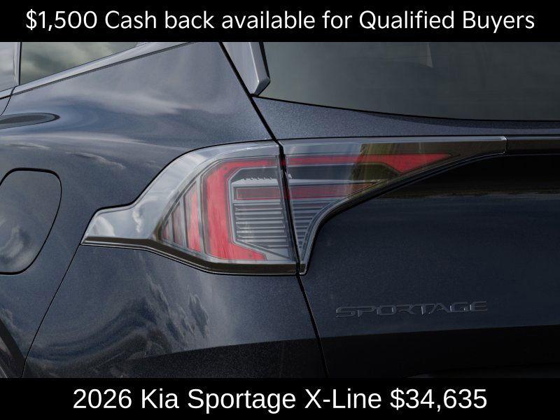 new 2026 Kia Sportage car, priced at $34,635