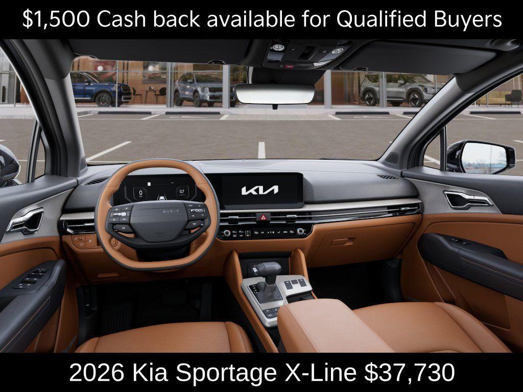new 2026 Kia Sportage car, priced at $37,730
