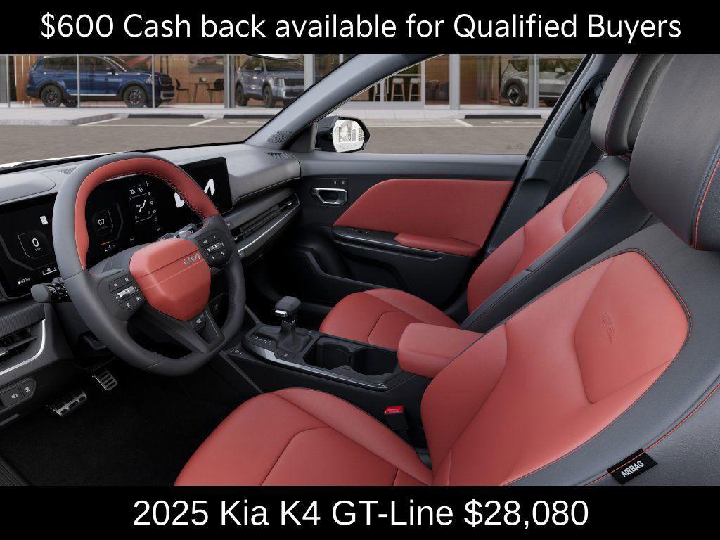 new 2025 Kia K4 car, priced at $28,080