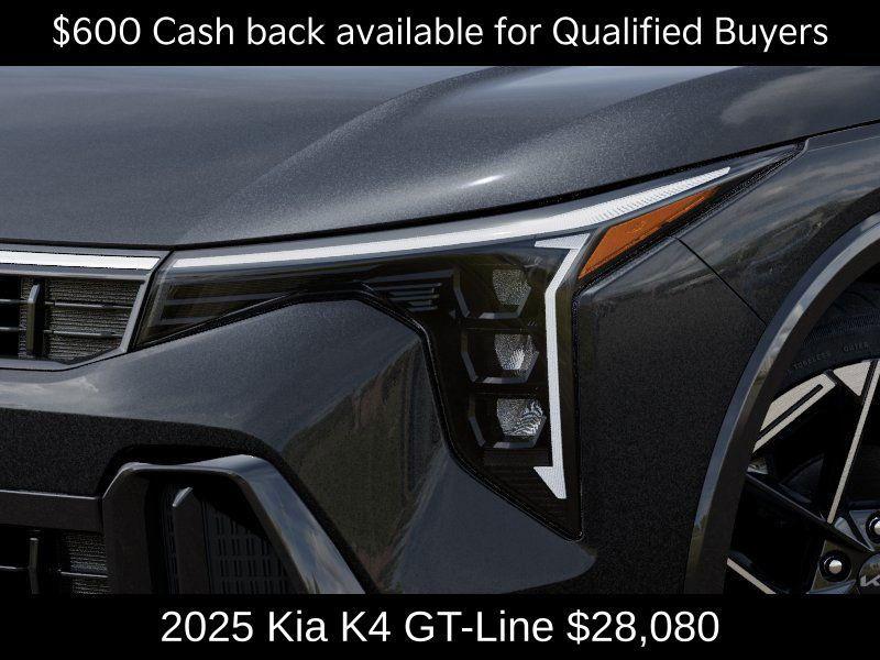 new 2025 Kia K4 car, priced at $28,080