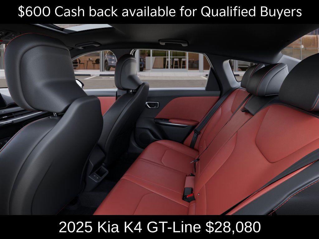 new 2025 Kia K4 car, priced at $28,080