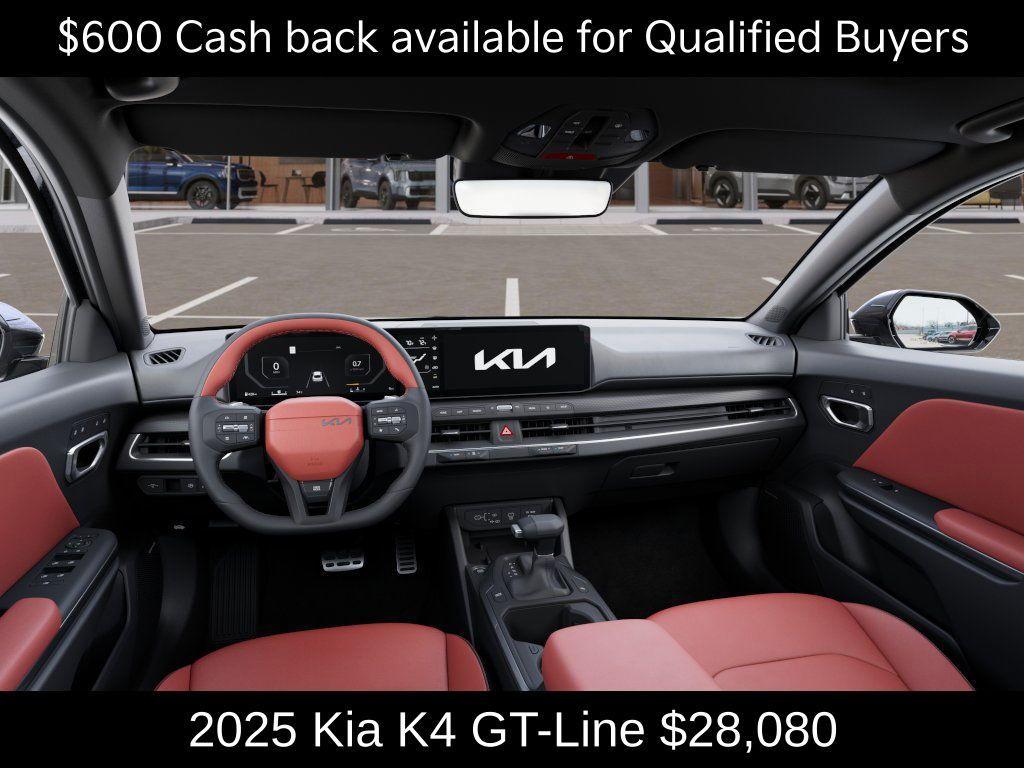 new 2025 Kia K4 car, priced at $28,080