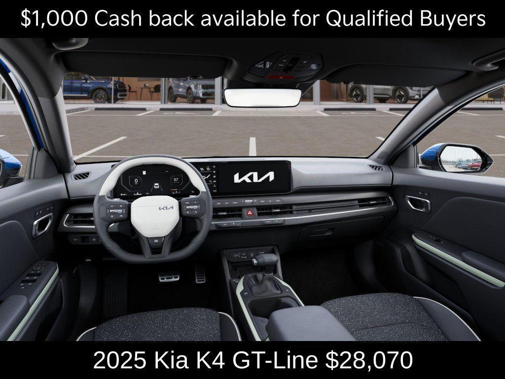 new 2025 Kia K4 car, priced at $28,070