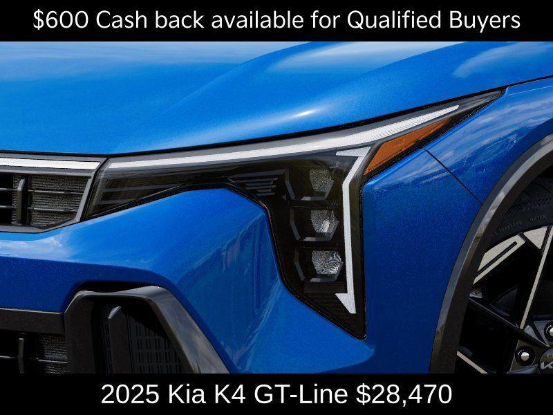 new 2025 Kia K4 car, priced at $28,470