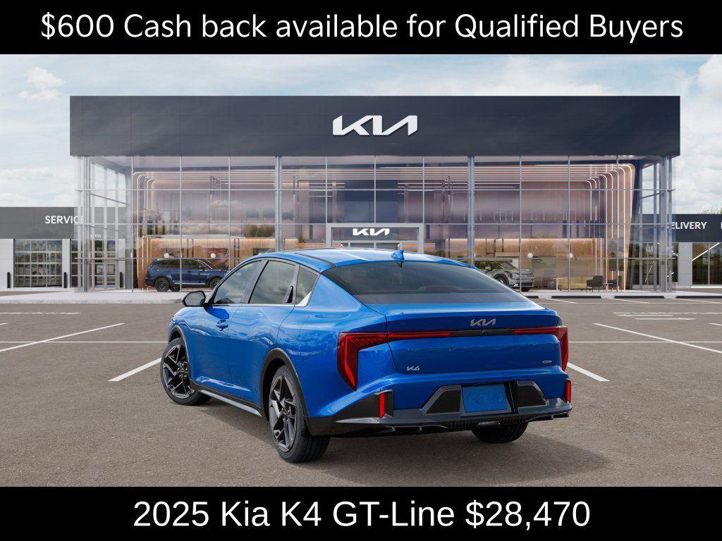 new 2025 Kia K4 car, priced at $28,470