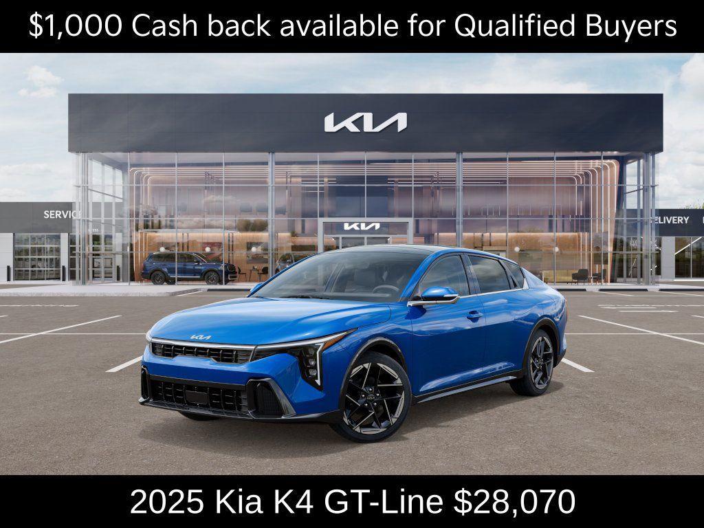 new 2025 Kia K4 car, priced at $28,070