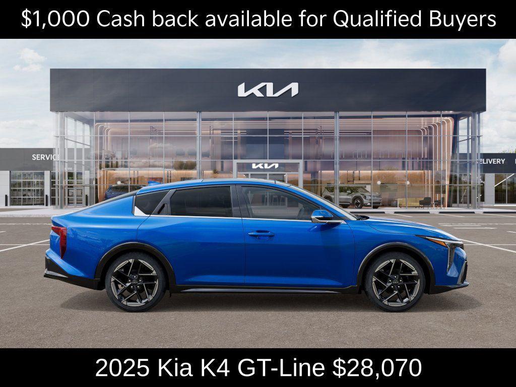 new 2025 Kia K4 car, priced at $28,070