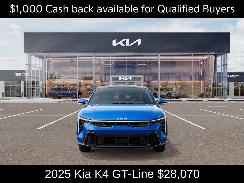 new 2025 Kia K4 car, priced at $28,070