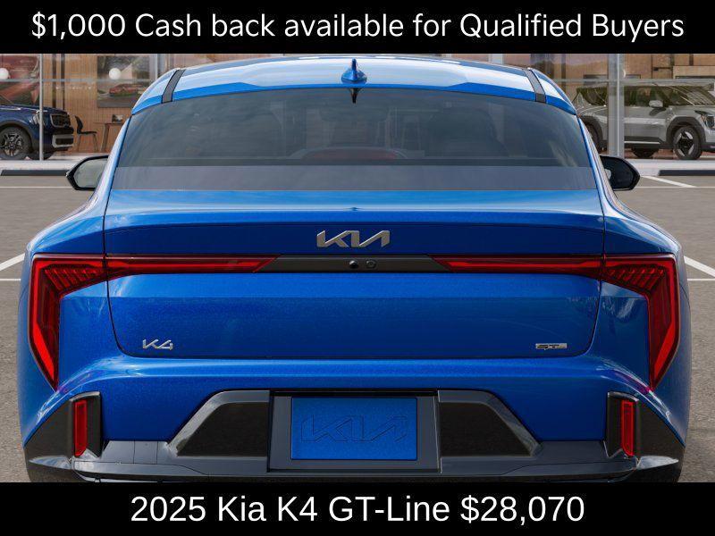 new 2025 Kia K4 car, priced at $28,070