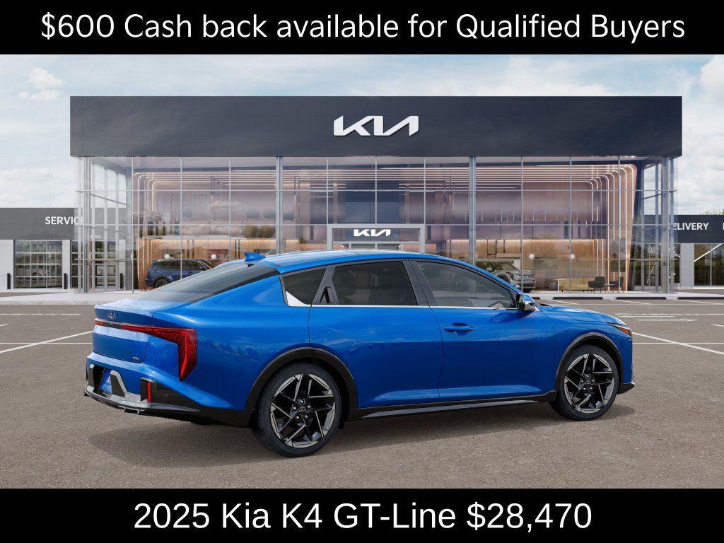 new 2025 Kia K4 car, priced at $28,470