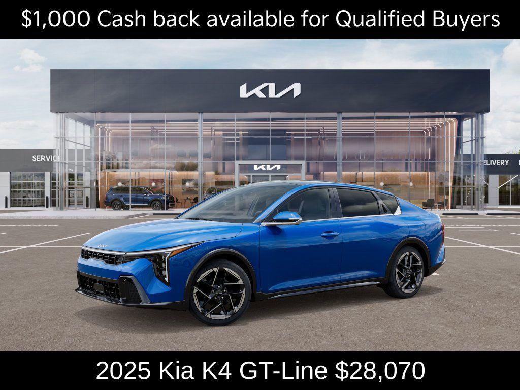 new 2025 Kia K4 car, priced at $28,070