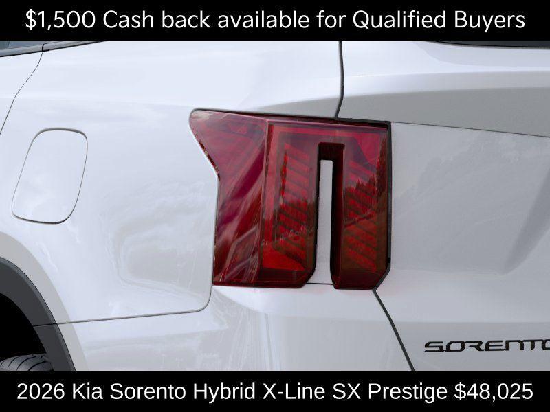 new 2026 Kia Sorento Hybrid car, priced at $48,025