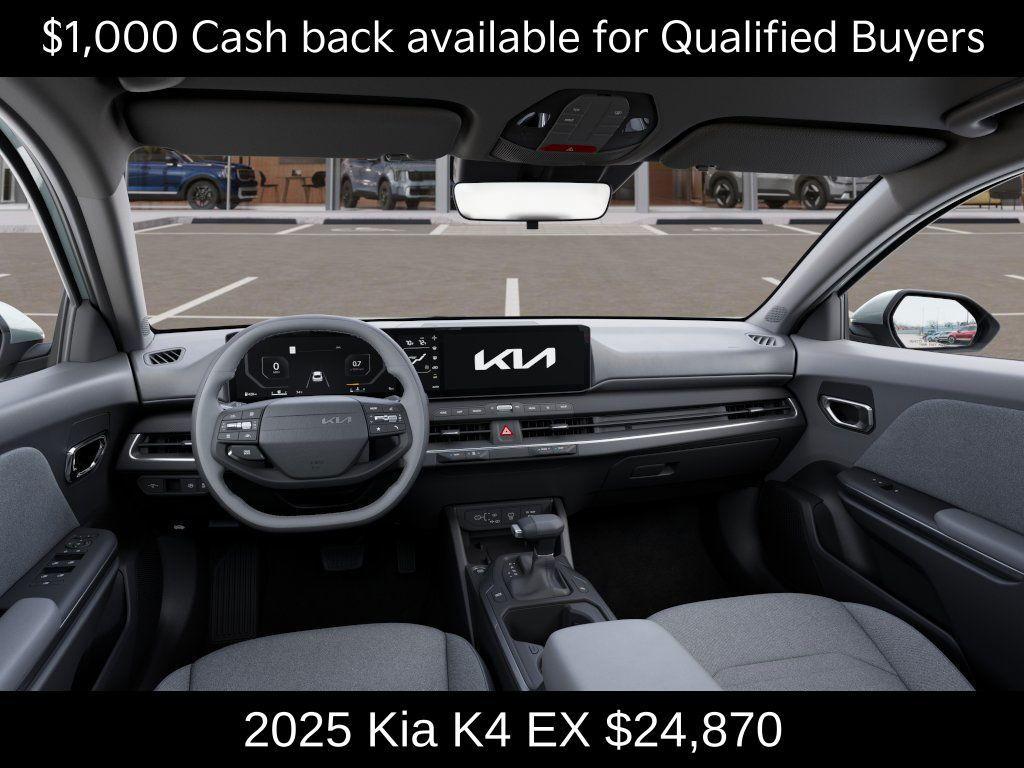new 2025 Kia K4 car, priced at $24,870