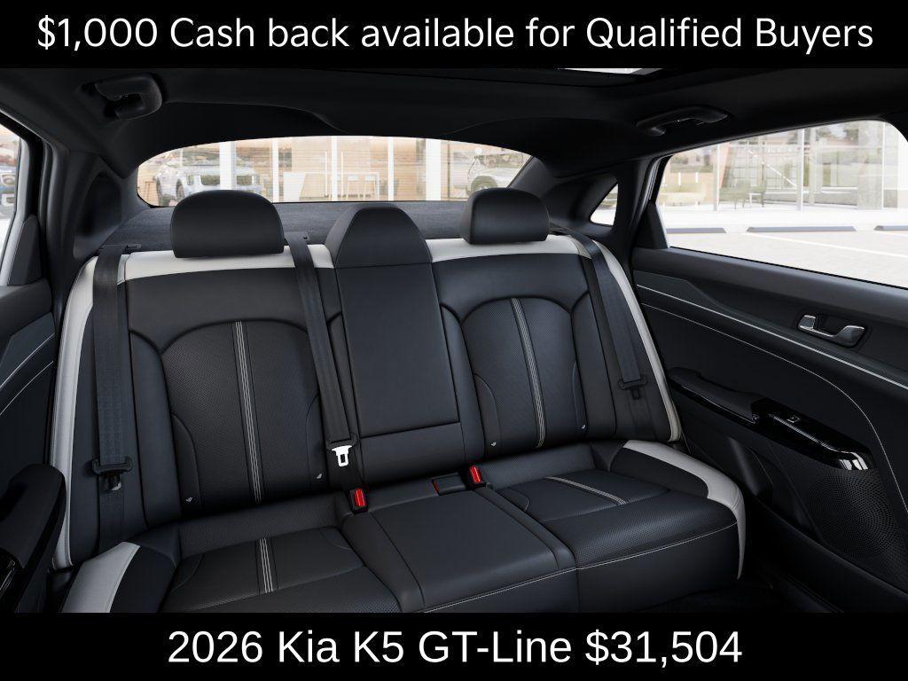new 2026 Kia K5 car, priced at $31,504