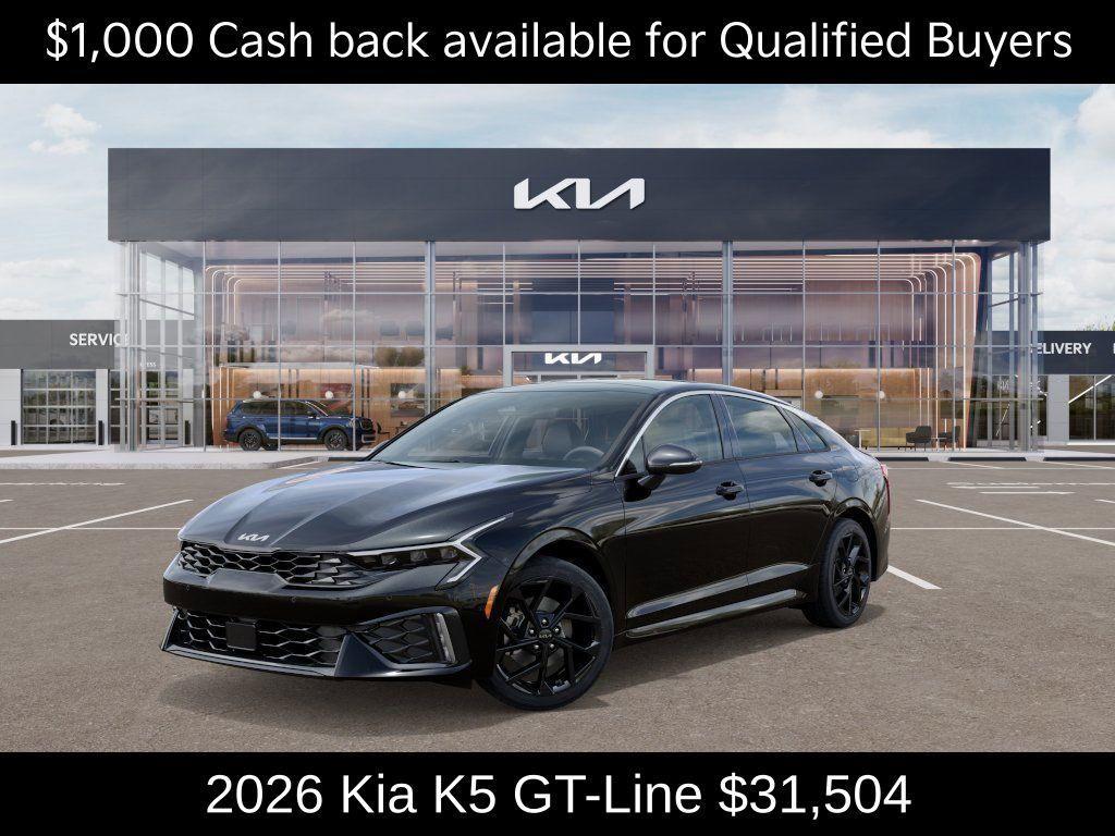 new 2026 Kia K5 car, priced at $31,504