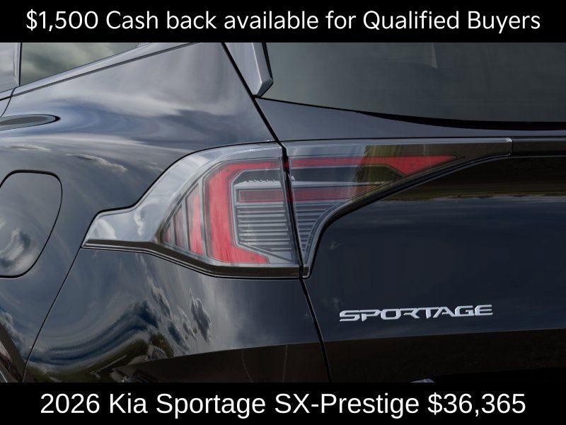 new 2026 Kia Sportage car, priced at $36,365