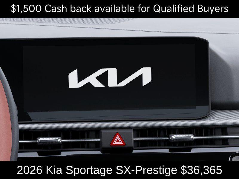 new 2026 Kia Sportage car, priced at $36,365