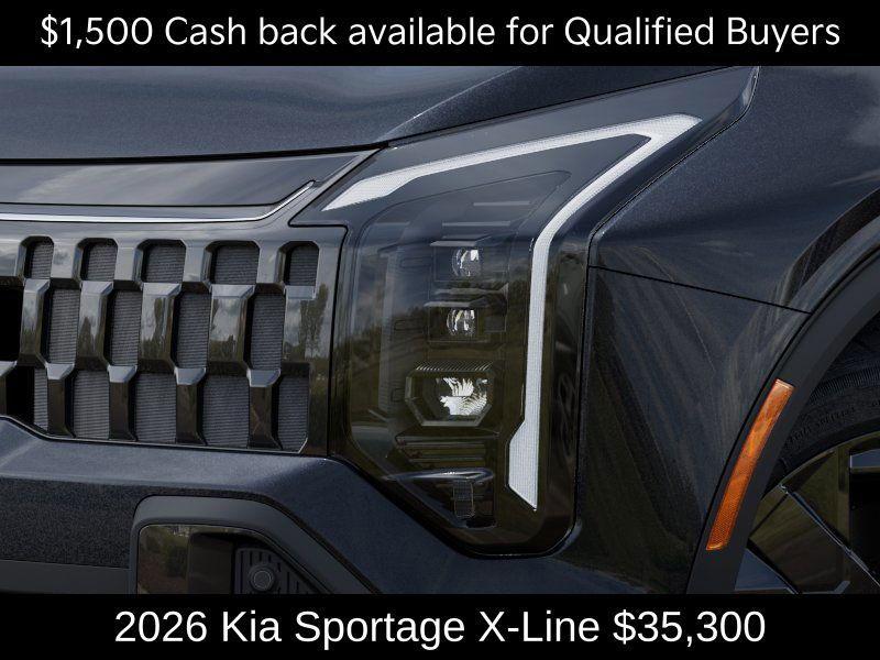 new 2026 Kia Sportage car, priced at $35,300