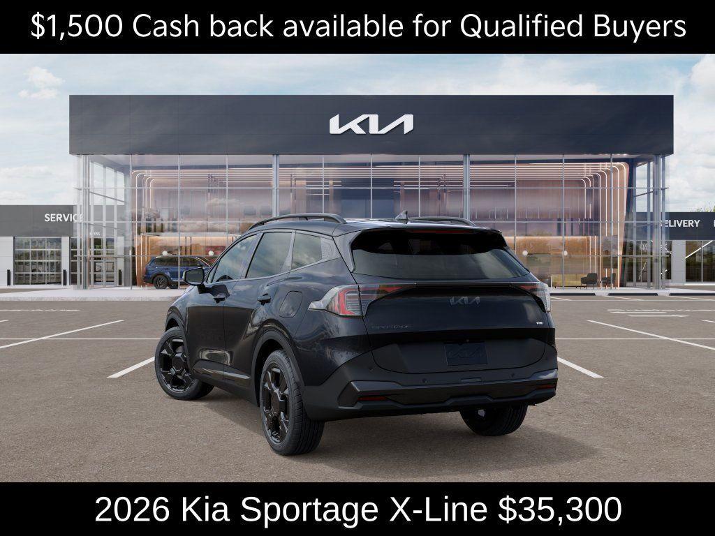 new 2026 Kia Sportage car, priced at $35,300