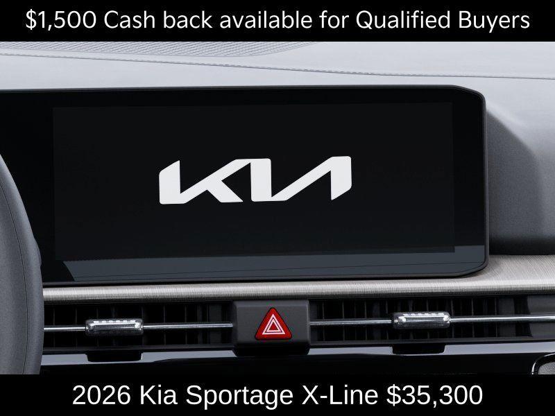 new 2026 Kia Sportage car, priced at $35,300