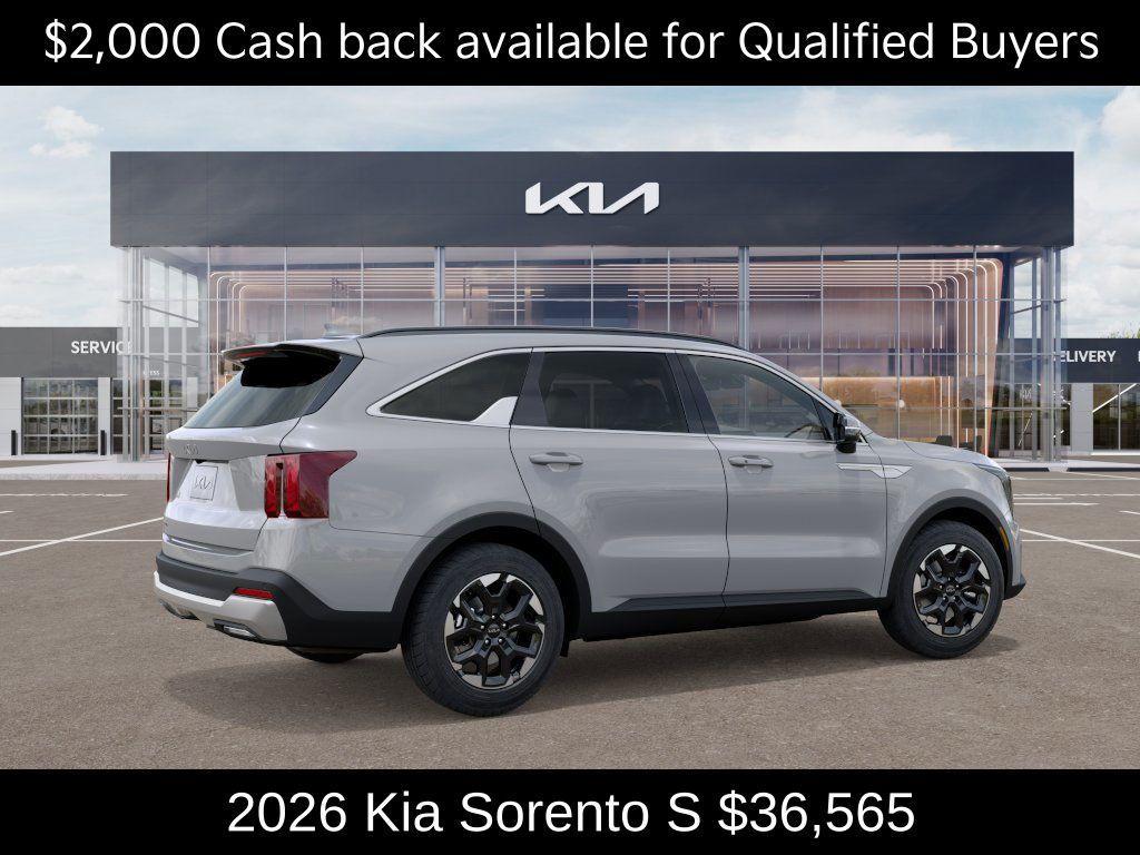 new 2026 Kia Sorento car, priced at $36,565