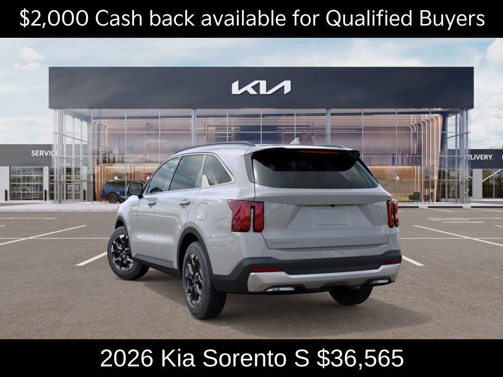 new 2026 Kia Sorento car, priced at $36,565