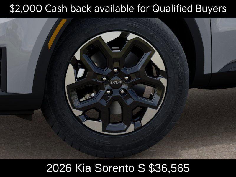 new 2026 Kia Sorento car, priced at $36,565