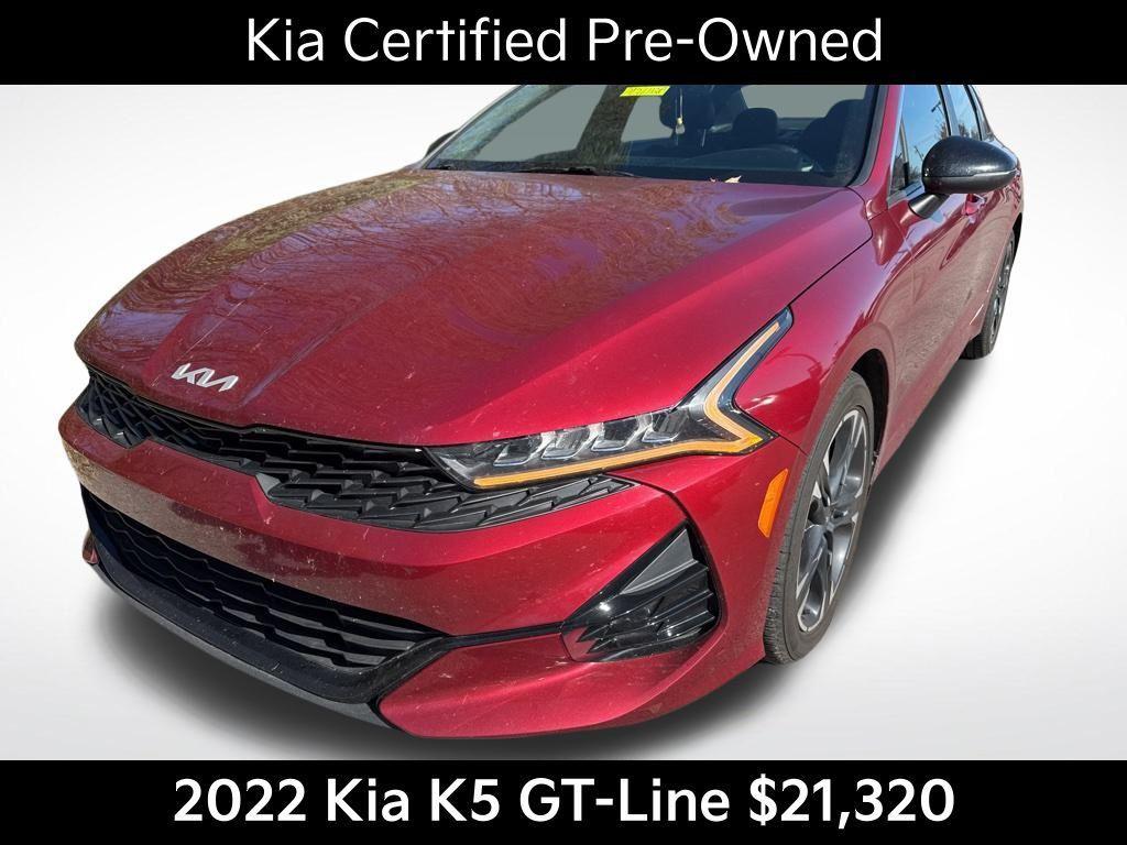 used 2022 Kia K5 car, priced at $21,320