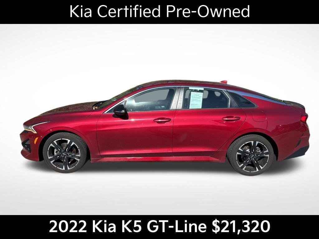 used 2022 Kia K5 car, priced at $21,320