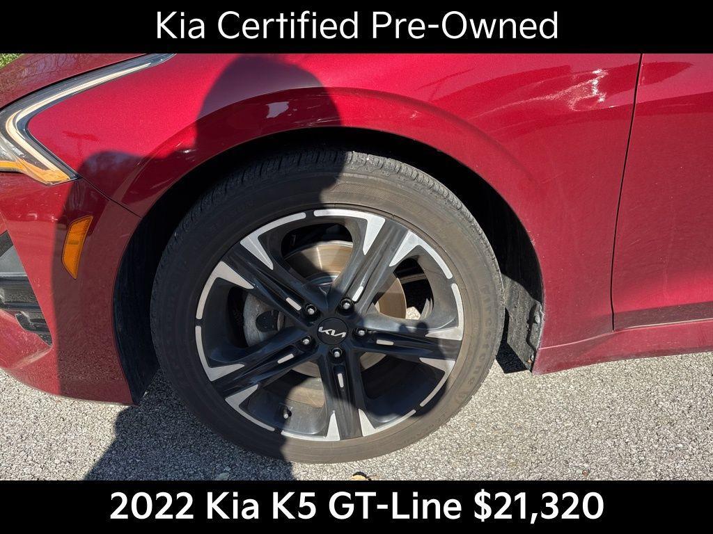used 2022 Kia K5 car, priced at $21,320