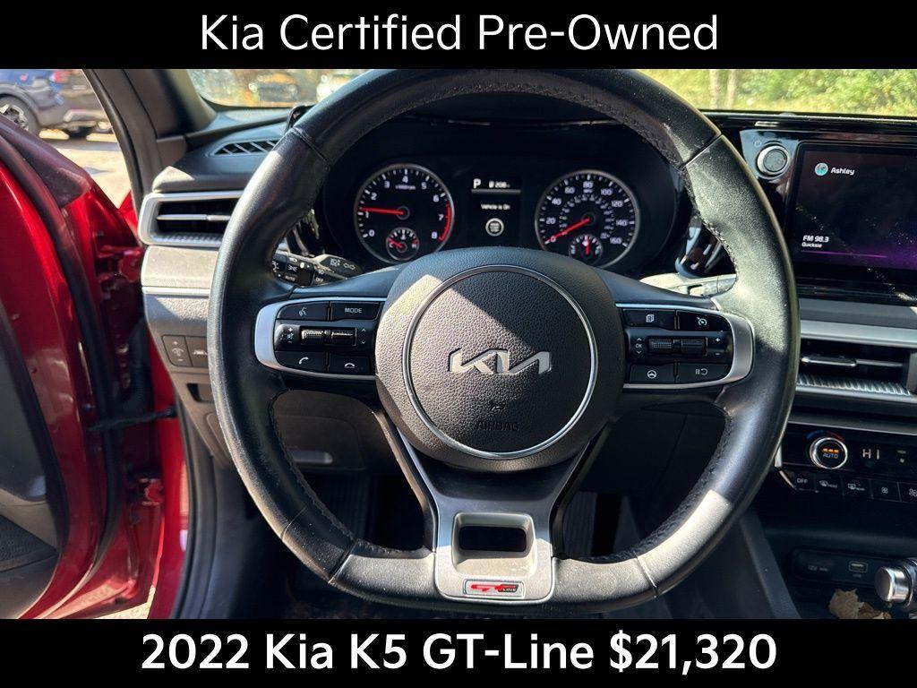used 2022 Kia K5 car, priced at $21,320